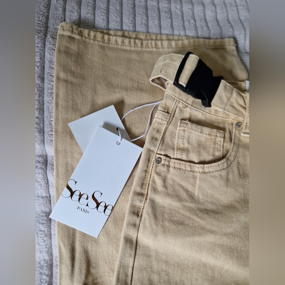 Straight leg cotton trousers - Picture 7 of 8